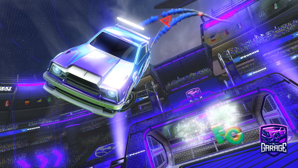 A Rocket League car design from Roldan0800