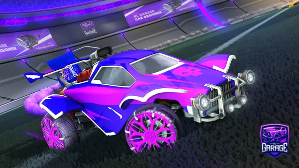 A Rocket League car design from -Goose-