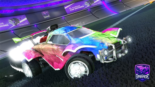 A Rocket League car design from ElPonchito