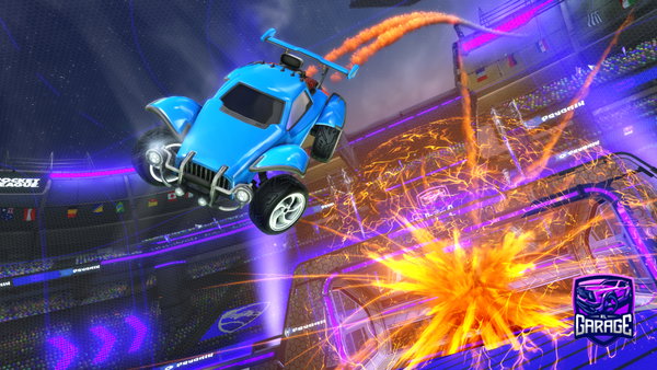 A Rocket League car design from Wigium