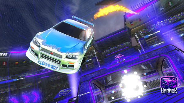 A Rocket League car design from SmuggleMyChild