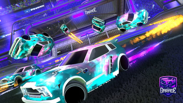 A Rocket League car design from Pinguino048
