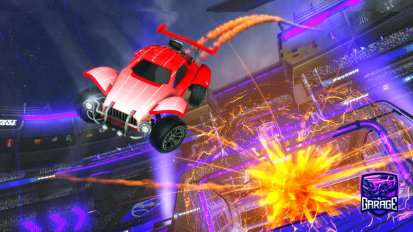 A Rocket League car design from Croument