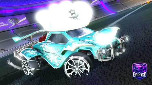 A Rocket League car design from ZShenmueZ