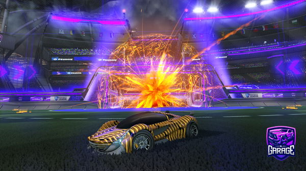 A Rocket League car design from LUCKYLUKE123