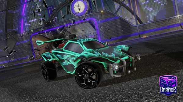 A Rocket League car design from FuzzyForever