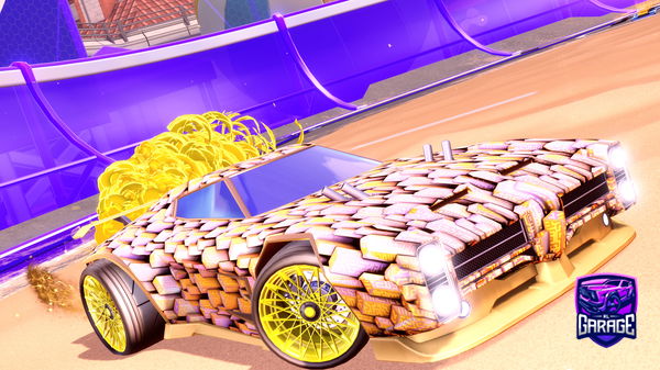 A Rocket League car design from goofysprinkles