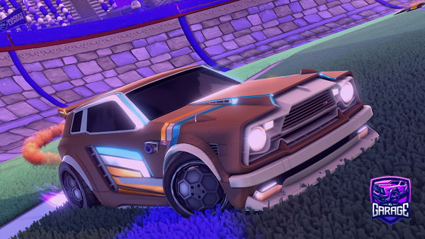 A Rocket League car design from Visanen