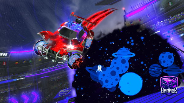 A Rocket League car design from qbanitosoy