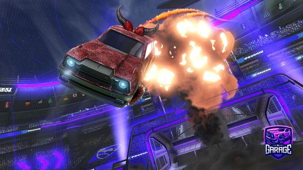 A Rocket League car design from Linehaltt