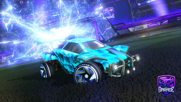 A Rocket League car design from Gradioactive