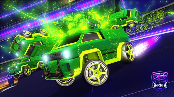 A Rocket League car design from JWBACON2012