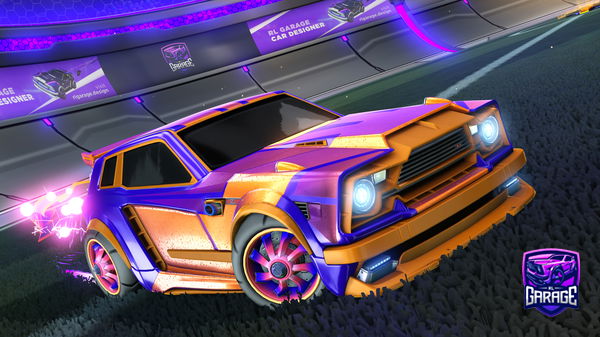 A Rocket League car design from PotatoFace15