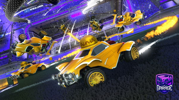 A Rocket League car design from EBlaerG