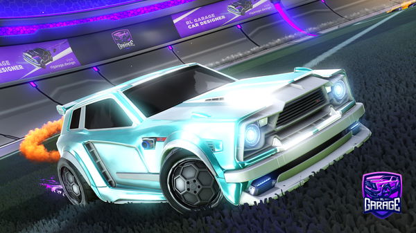 A Rocket League car design from Hilmet