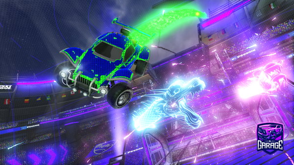 A Rocket League car design from Pedro1203
