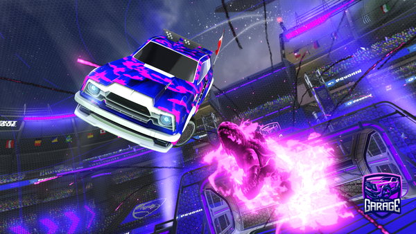 A Rocket League car design from Fiskergamer1