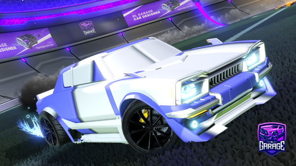 A Rocket League car design from iwarok_9