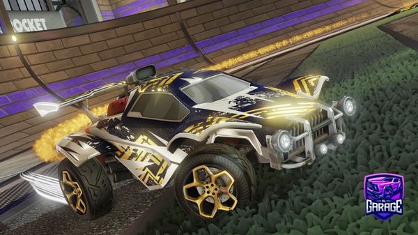 A Rocket League car design from TrickyTeK