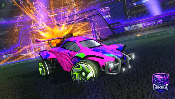 A Rocket League car design from reeciiboii