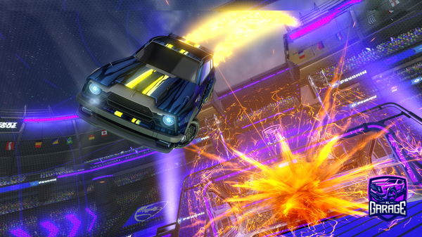 A Rocket League car design from Miselyr