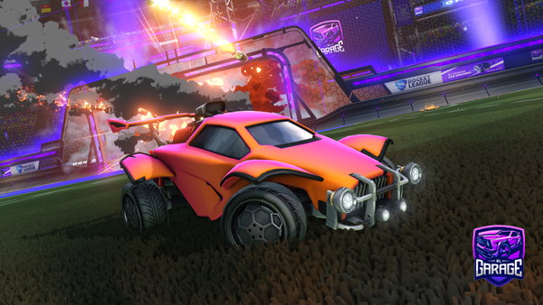 A Rocket League car design from MeggySpletzer