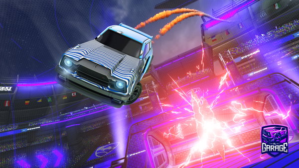A Rocket League car design from twitch_izakbtw