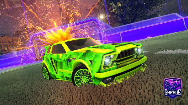 A Rocket League car design from khdougy