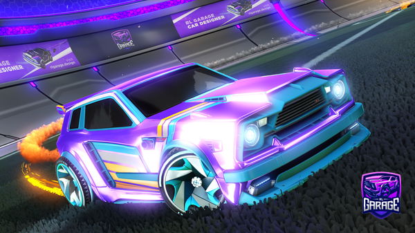 A Rocket League car design from Darkblase6349