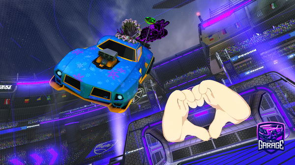 A Rocket League car design from arvin10