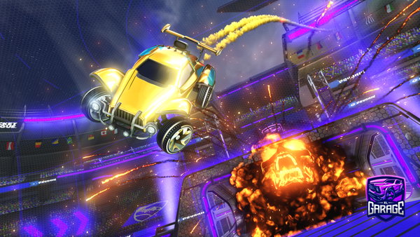 A Rocket League car design from Poulpium