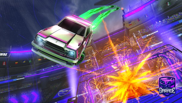 A Rocket League car design from Bsati