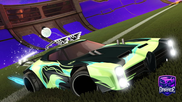 A Rocket League car design from Mat3jnoo