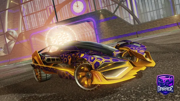 A Rocket League car design from To-fu