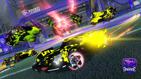A Rocket League car design from Calzino-esotico