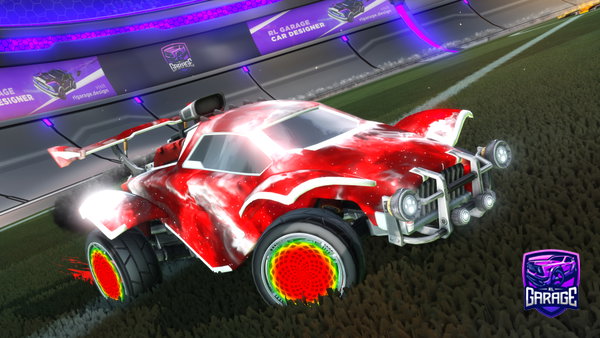 A Rocket League car design from FossTheBoss7