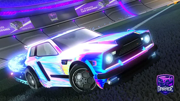 A Rocket League car design from pandamagic