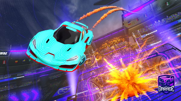 A Rocket League car design from Potatoman247