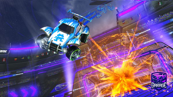 A Rocket League car design from MiraiNikki3836