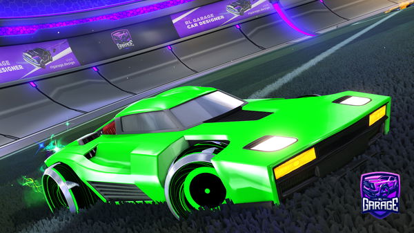 A Rocket League car design from electricwatermelon