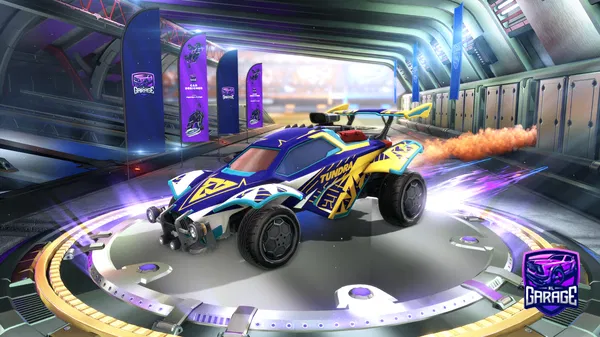 A Rocket League car design from Tubonically