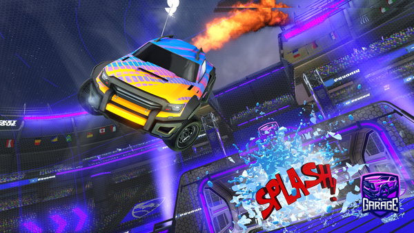 A Rocket League car design from VX_Clauz
