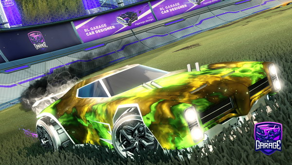 A Rocket League car design from burhank67