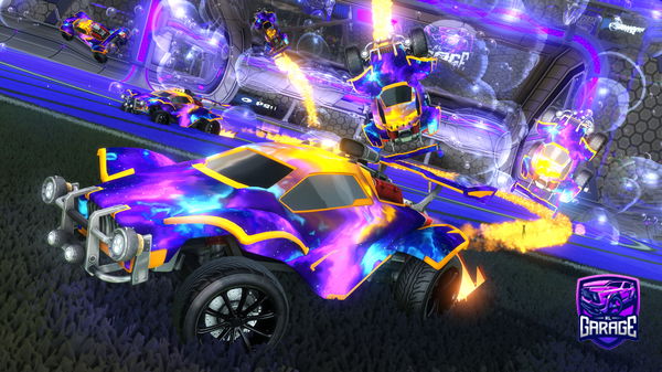 A Rocket League car design from Rellboy11