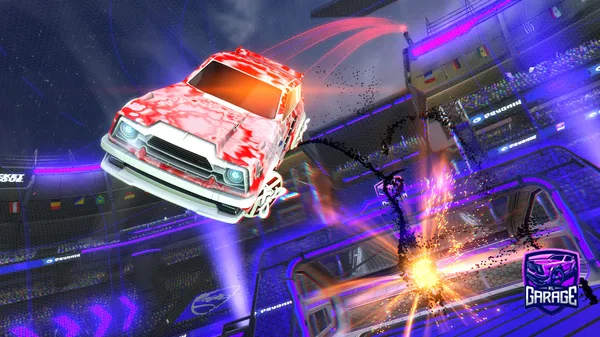 A Rocket League car design from Corrupted3D