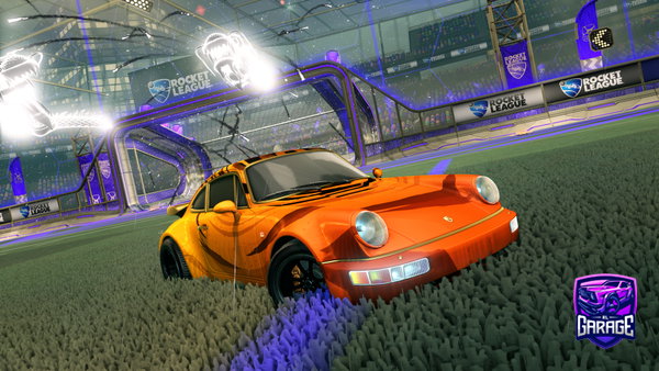 A Rocket League car design from trashton89