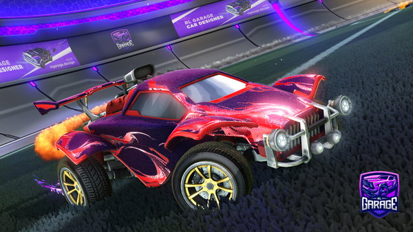A Rocket League car design from purpletoken