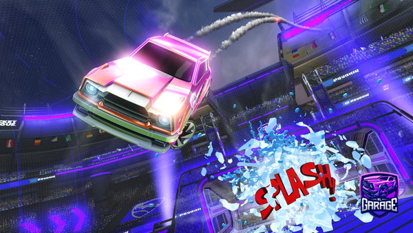 A Rocket League car design from ZeltzyAU