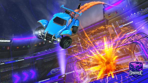 A Rocket League car design from Blobfisher