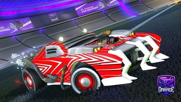 A Rocket League car design from Dreshark